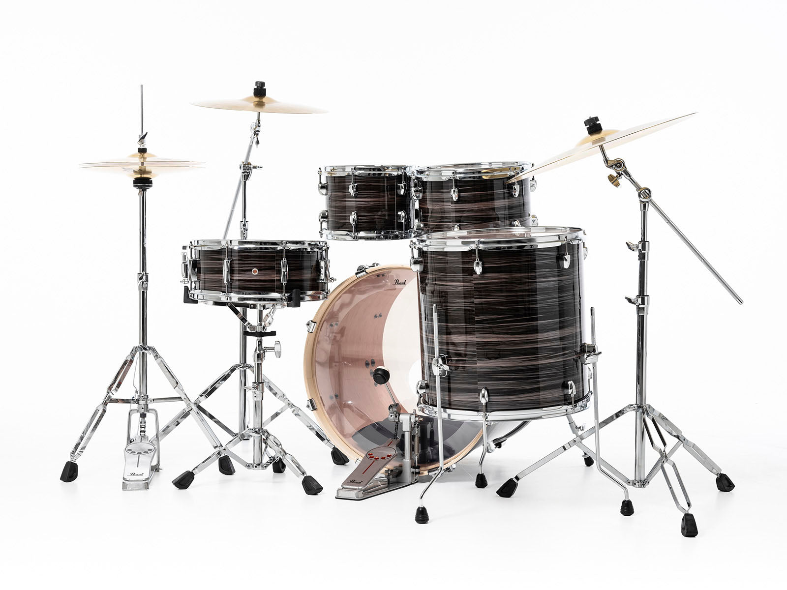 Pearl EXX725SBR C779 Export Batería Acústica con Herrajes y Platos Graphite Amethyst 6