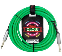 Auvisa IMGE221KP-6M Glow Cable Instrumento Jack 6 metros Kiwi Pop 1