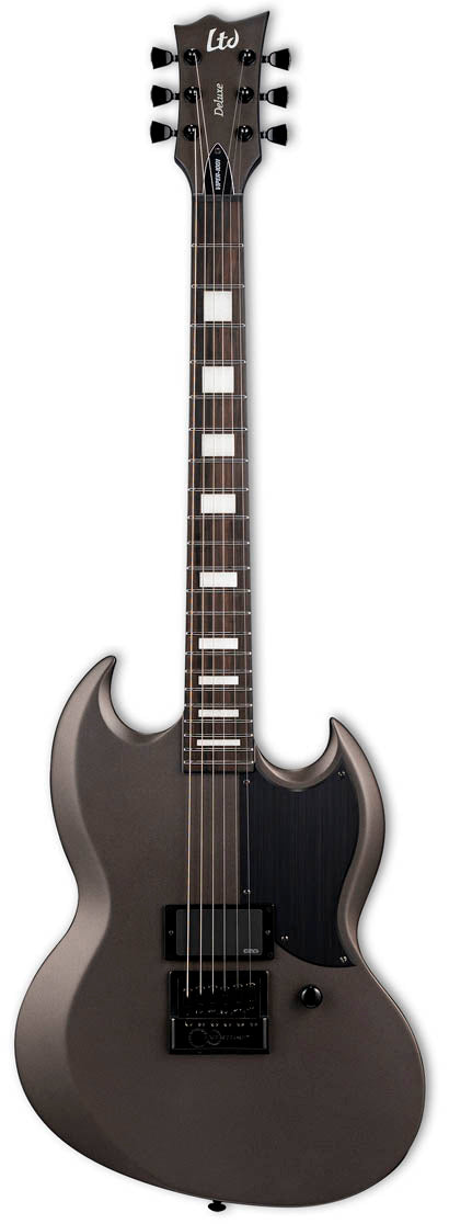 ESP LTD Viper1001 ET CMS Guitarra Eléctrica Charcoal Metallic Satin 1