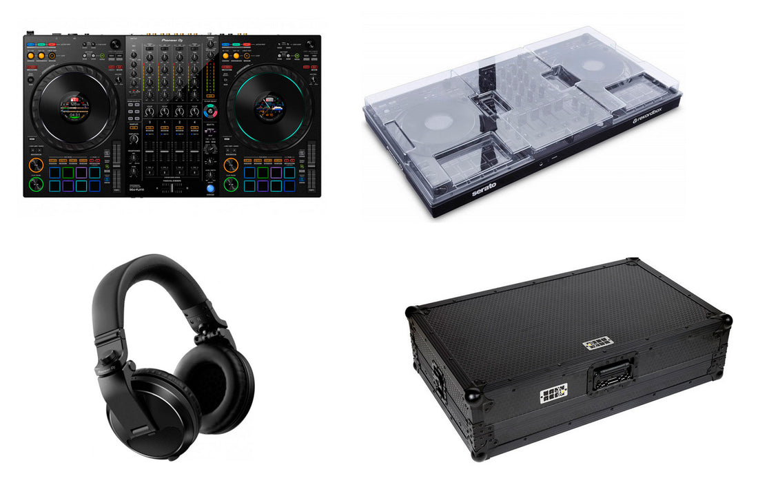 Pioneer DJ -Pack- DDJFLX10 Controlador + Tapa + Maleta y Auriculares 1