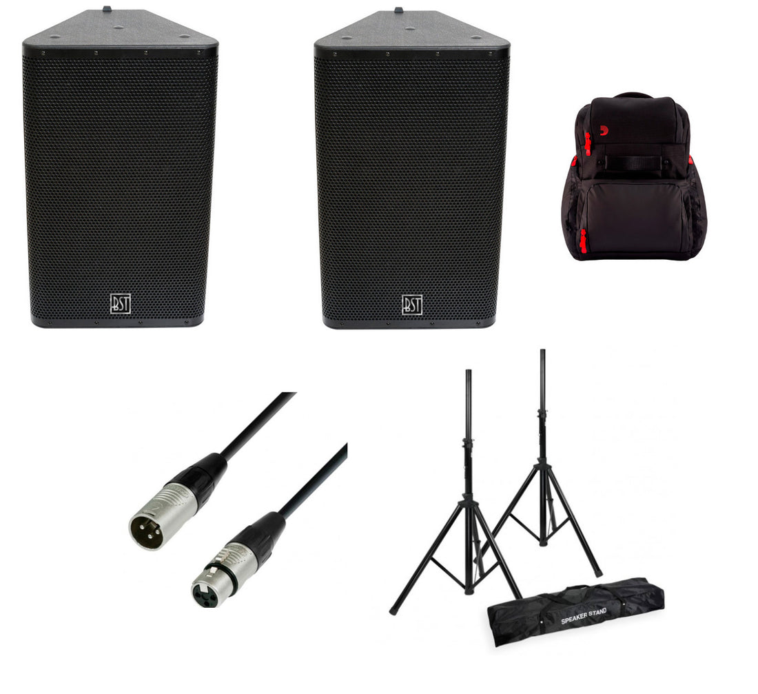 BST -Pack- PRO12DSP 2 Altavoces Activos + Accesorios 1