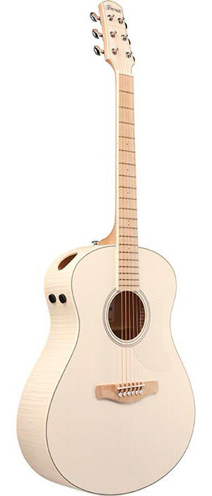 Ibanez AAM370E OAW Guitarra Electroacústica Auditorio Open Pore Antique White 2