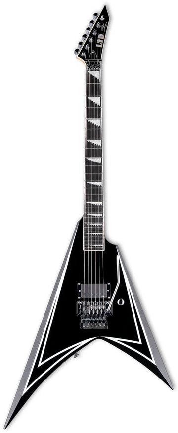 ESP LTD Sawtooth SE Alexi Laiho Guitarra Eléctrica Negra con Rayas Blancas 1