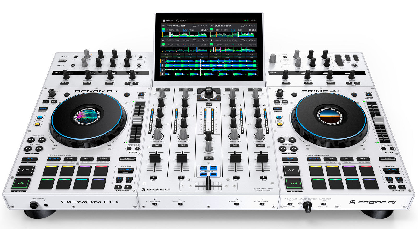 Denon DJ Prime 4+ WH Sistema DJ Blanco 20