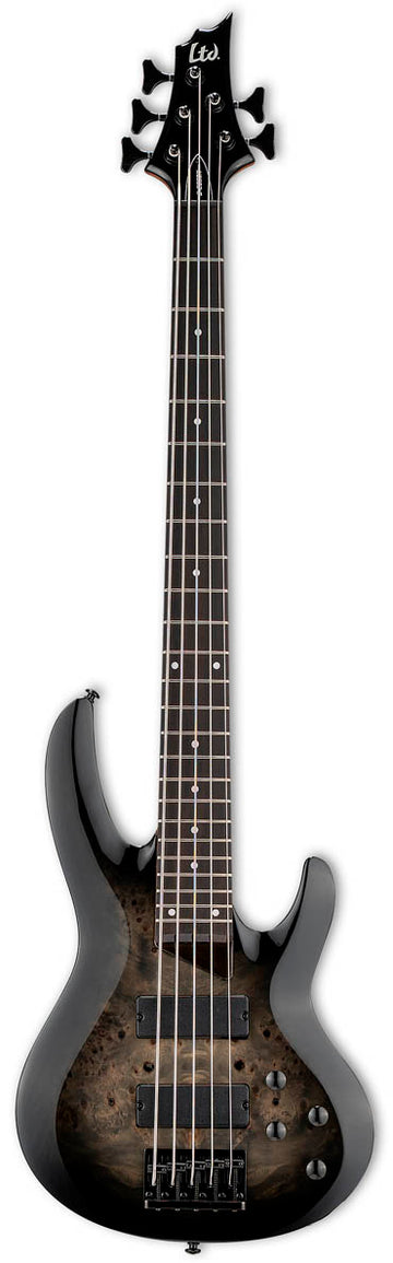 ESP LTD B205DX BB Bajo Eléctrico 5 Cuerdas Black Burst 1