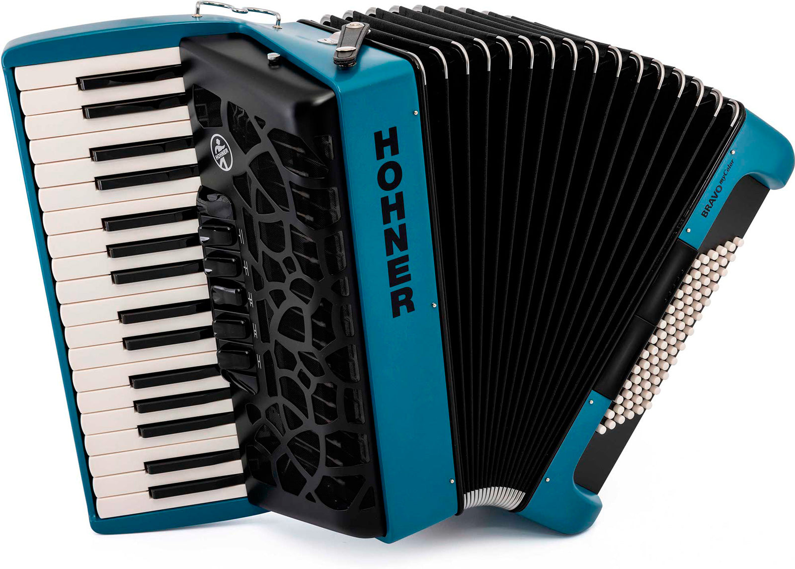 Hohner Bravo Mycolor III 72 Water Acordeón de Piano Cromático 1