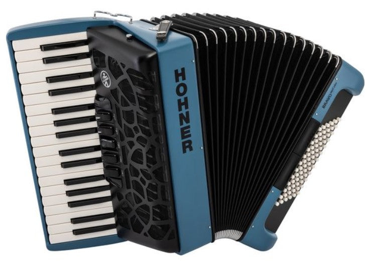 Hohner Bravo Mycolor III 72 Water Acordeón de Piano Cromático 4