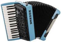 Hohner Bravo Mycolor III 72 Sky Acordeón de Piano Cromático 4