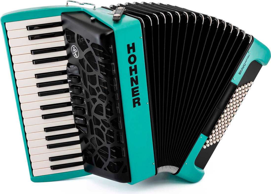 Hohner Bravo Mycolor III 72 Wind Acordeón de Piano Cromático 1