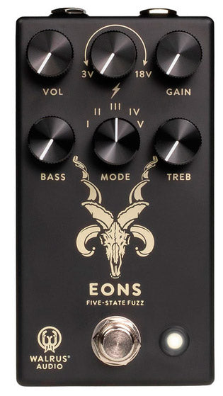 Walrus Eons BLK Pedal Fuzz Negro 1