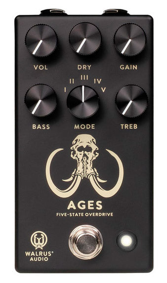 Walrus Ages BLK Pedal Overdrive Negro 1