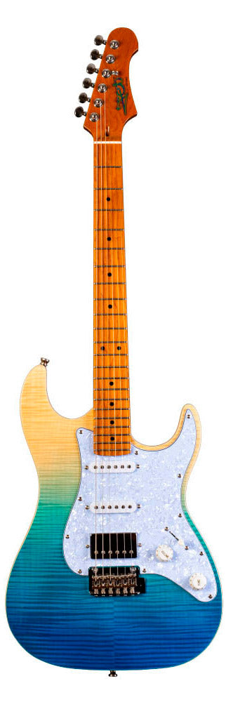 Jet Guitars JS450 TBL MN Guitarra Eléctrica Transparent Blue 1