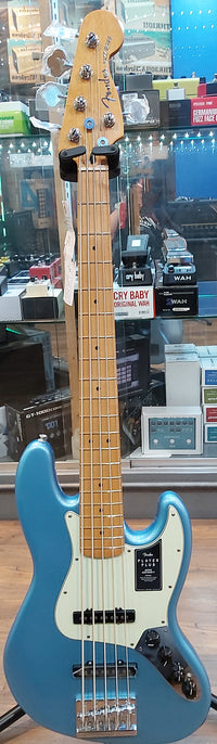 Fender Player Plus Jazz Bass V MN Bajo Eléctrico 5 Cuerdas Opal Spark. Demo 1