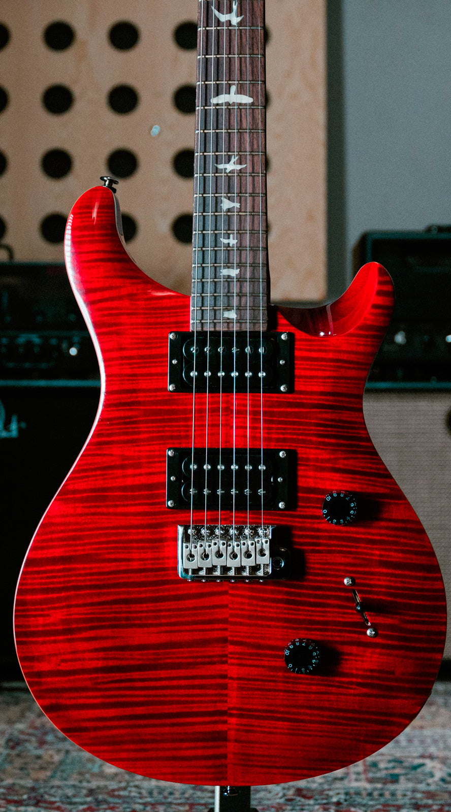 PRS SE Custom 24 RB Limited Run Guitarra Eléctrica Ruby 1