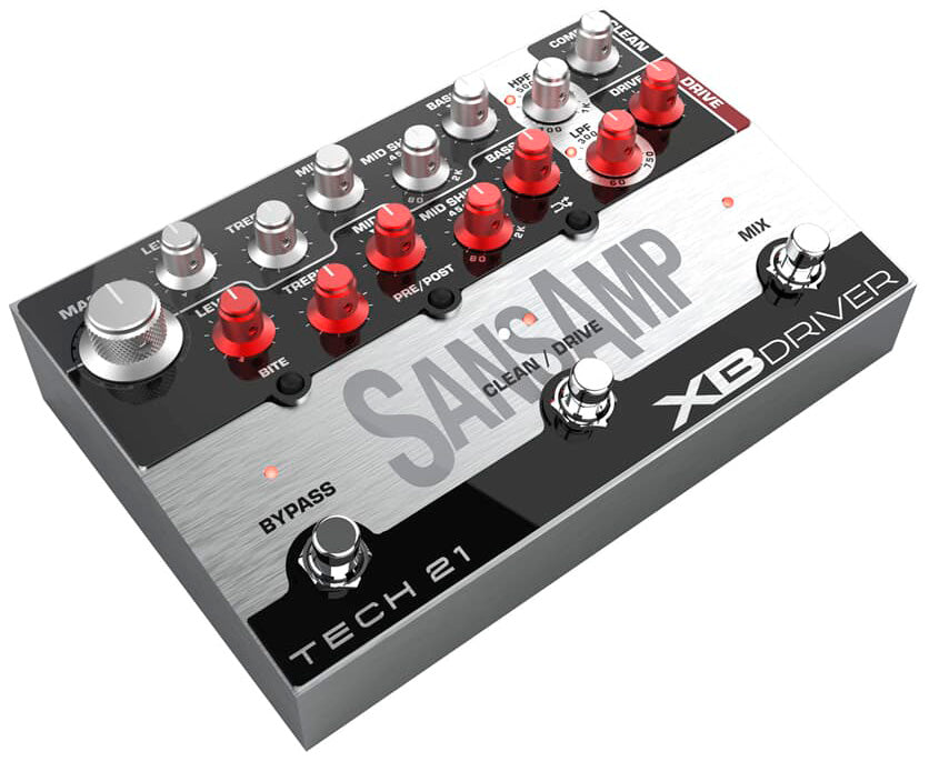 Tech 21 Sansamp XB Driver Pedal Preamplificador Bajo 1