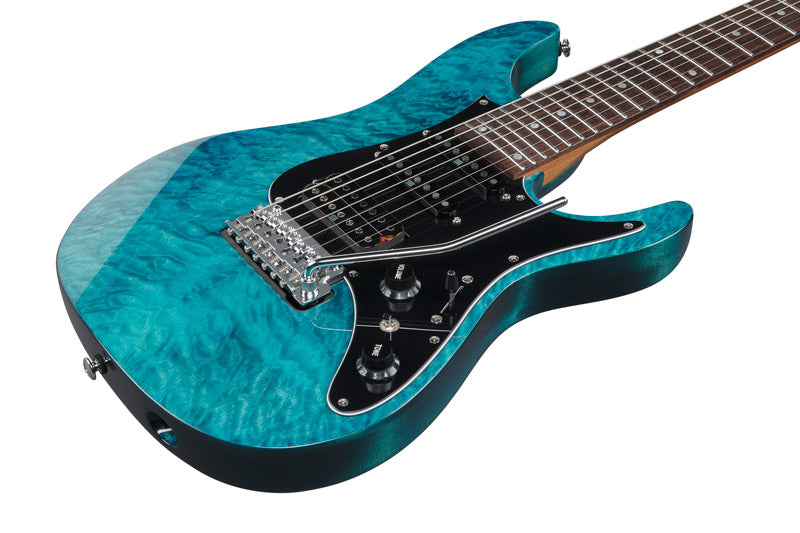 Ibanez AZ447P1QM COB Guitarra Eléctrica 7 Cuerdas Cosmic Blue 3
