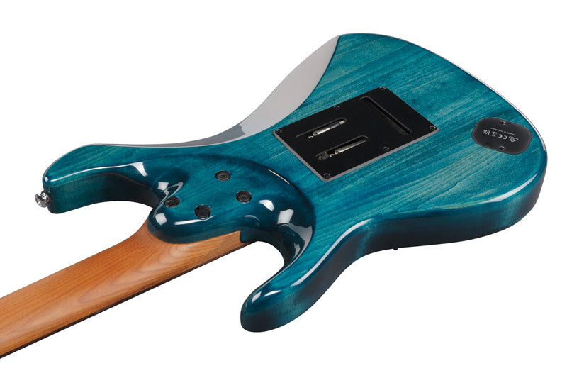 Ibanez AZ447P1QM COB Guitarra Eléctrica 7 Cuerdas Cosmic Blue 4