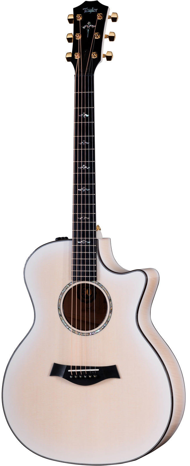 Taylor 614CE 50Th Anniversary Guitarra Electroacústica Gran Auditorio Transparent White Edgeburst 1