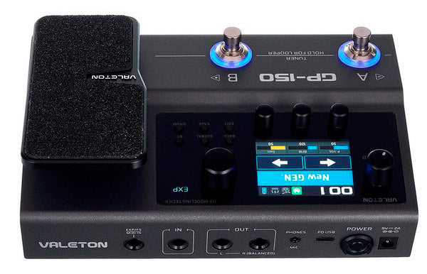 Valeton GP150 Pedal Multiefectos Guitarra 2