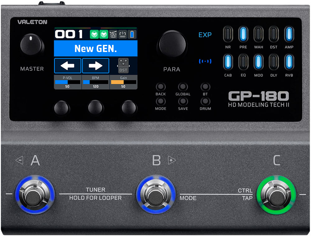 Valeton GP180 Pedal Multiefectos Guitarra 1