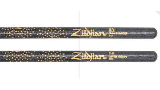 Zildjian Z5ACBNZC Z Custom Par Baquetas Batería Punta Nylon Black Chroma 2