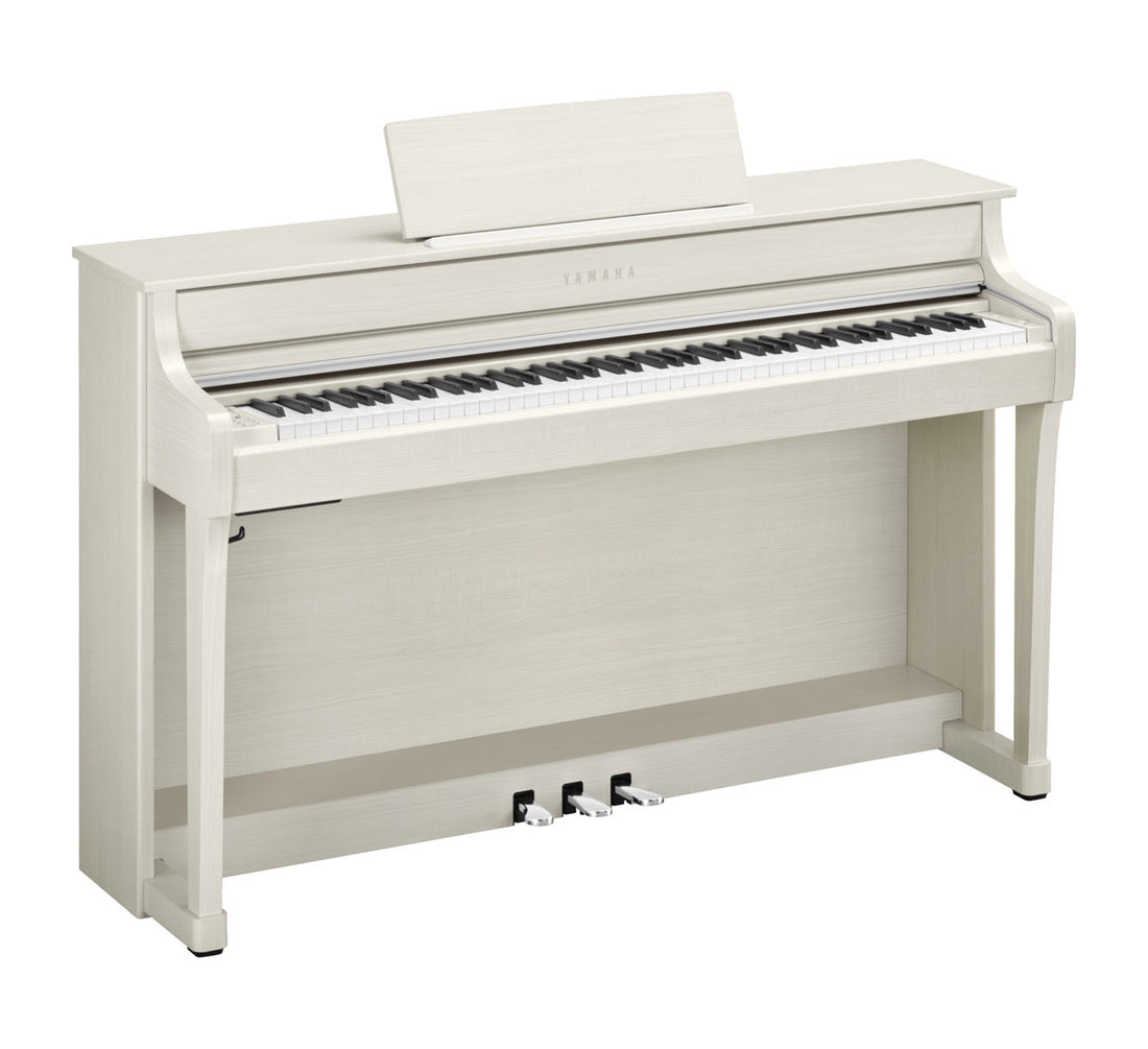 Yamaha CLP835 WB Piano Digital Clavinova Abedul Blanco 2