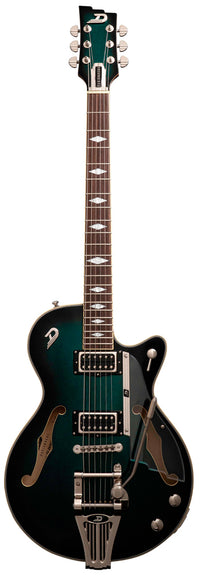 Duesenberg Starplayer TV Deluxe CGB Guitarra Eléctrica Catalina Green Burst 1