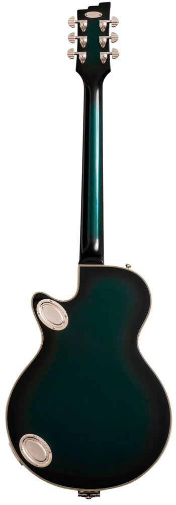 Duesenberg Starplayer TV Deluxe CGB Guitarra Eléctrica Catalina Green Burst 3