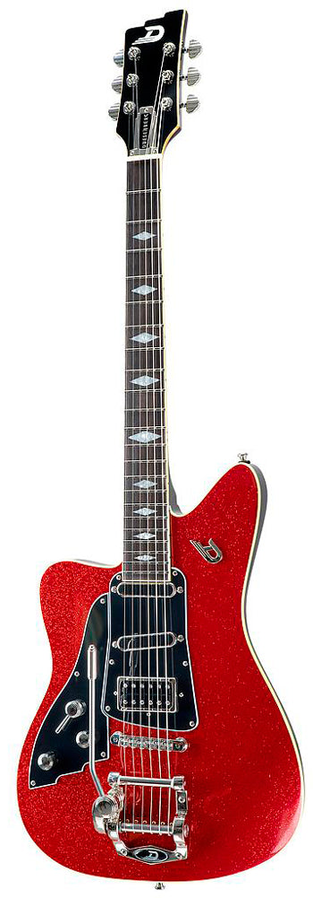 Duesenberg Paloma L RDS Guitarra Eléctrica para Zurdos Red Sparkle 1