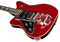 Duesenberg Paloma L RDS Guitarra Eléctrica para Zurdos Red Sparkle 2