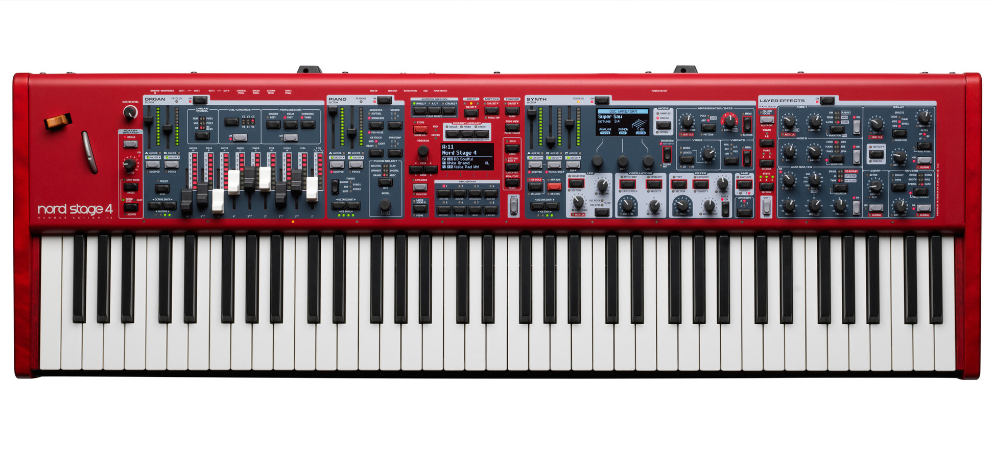 Clavia Nord Stage 4 73 Teclado Sintetizador 73 Teclas 1