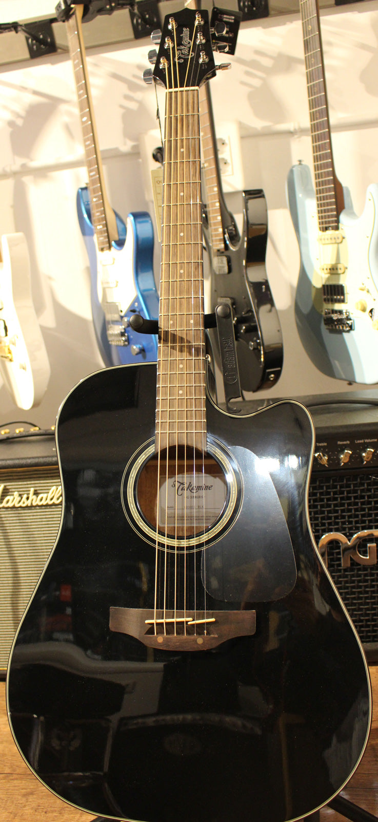 Takamine GD30CE BLK Guitarra Electroacústica Dreadnought Negra. Demo. 1