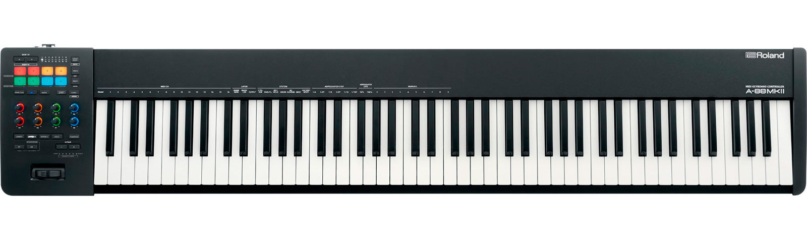 Roland A88 MKII Teclado Controlador Midi USB. Demo. 1