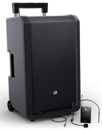 LD Systems ANNY12 BPH B5 Altavoz PA Bluetooth con Micrófono de Diadema 1