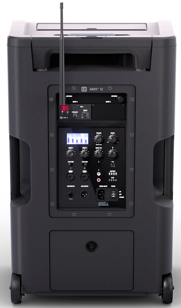 LD Systems ANNY12 BPH B5 Altavoz PA Bluetooth con Micrófono de Diadema 2