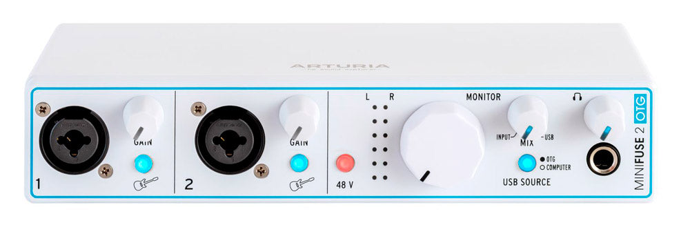 Arturia Minifuse 2 White OTG Interfaz de Audio para Móvil Blanca 1