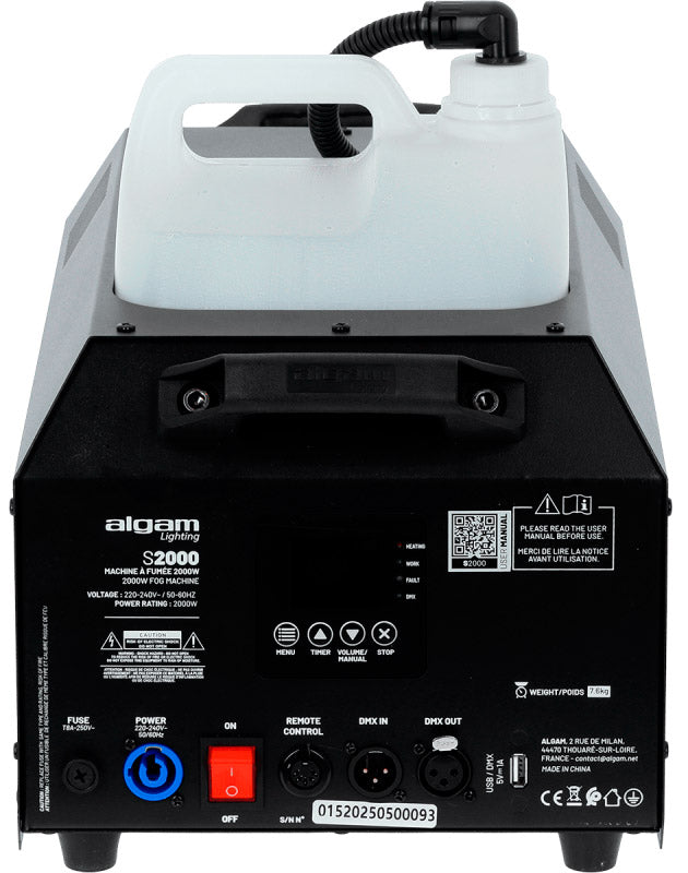 Algam Light S2000 Máquina de Humo 1500W 3