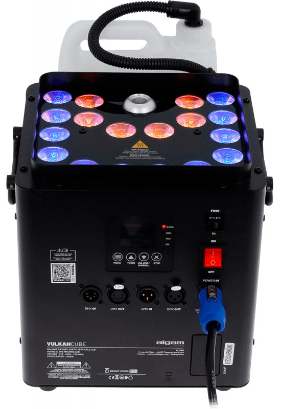 Algam Light Vulkan Cube Máquina de Humo Vertical 1500W 3