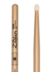 Zildjian ZRKCGNZC Z Custom Rock Nylon Par Baquetas Batería Gold Chroma 3