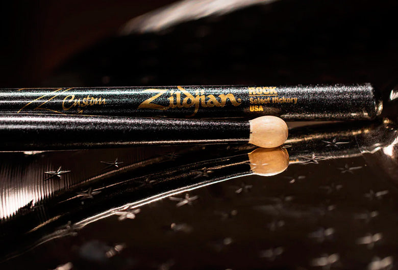 Zildjian ZRKCBZC Z Custom Rock Par Baquetas Batería Black Chroma 4