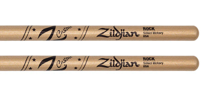 Zildjian ZRKCGZC Z Custom Rock Par Baquetas Batería Gold Chroma 2