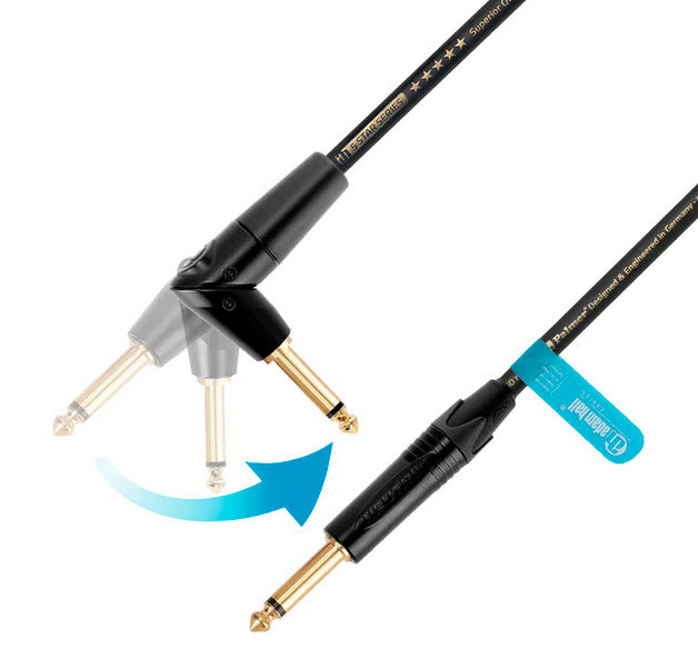 Adam Hall K5IPPR0450FLIPJACK Cable con Conector Flip Jack 4.5 metros 1