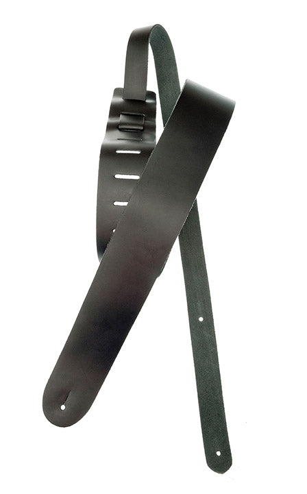 Daddario 25L00-DXXL Correa Guitarra Cuero Extralarga Negra 1