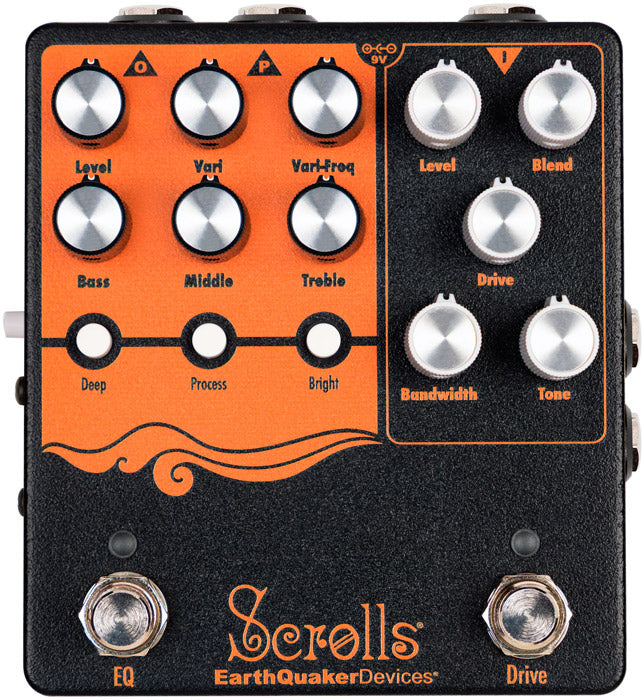 Earthquaker Devices Scrolls Pedal Preamplificador Bajo 1