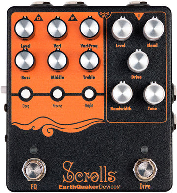 Earthquaker Devices Scrolls Pedal Preamplificador Bajo 1