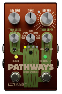 Source Audio SA281 Pathways Pedal Reverb y Trémolo 1