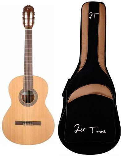 Jose Torres JTC5 SB + JTB10 Guitarra Española con Funda 1