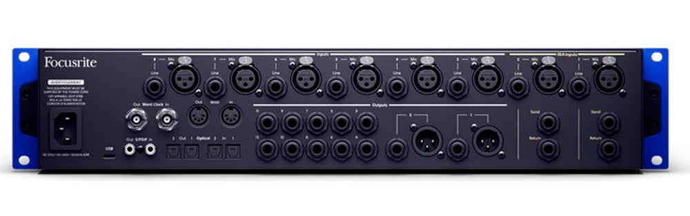 Focusrite ISA C8X Interfaz de Audio USB 2