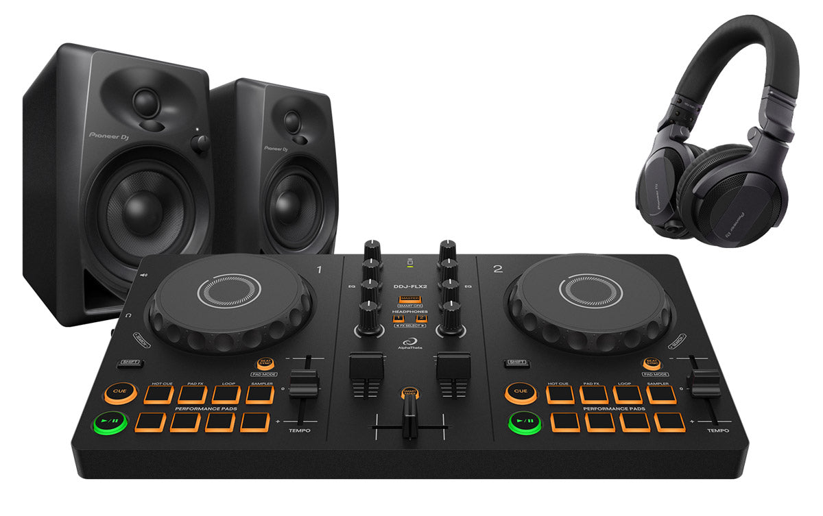 Alphatheta -Pack- House Party Starter Bundle DDJFLX2 Controlador + Auriculares y Monitores 1