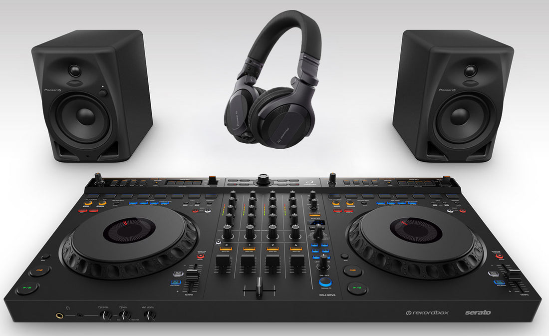 Alphatheta -Pack- Level Up House Party Bundle DDJGRV6 Controlador + Auriculares y Monitores 1